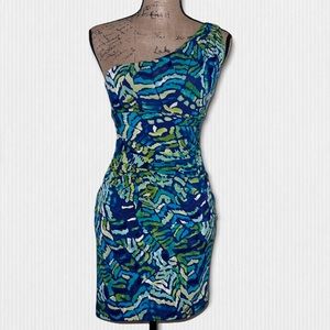 B. Smart One Shoulder Bodycon Dress